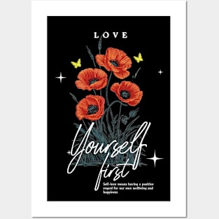 Love Yourself First Posters and Art